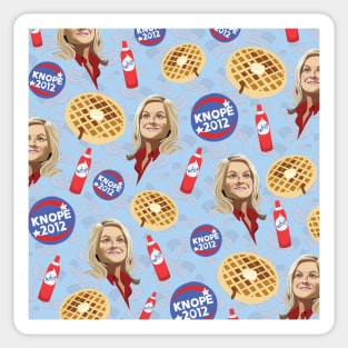 What's Important - Friends, Waffles, and Work Sticker